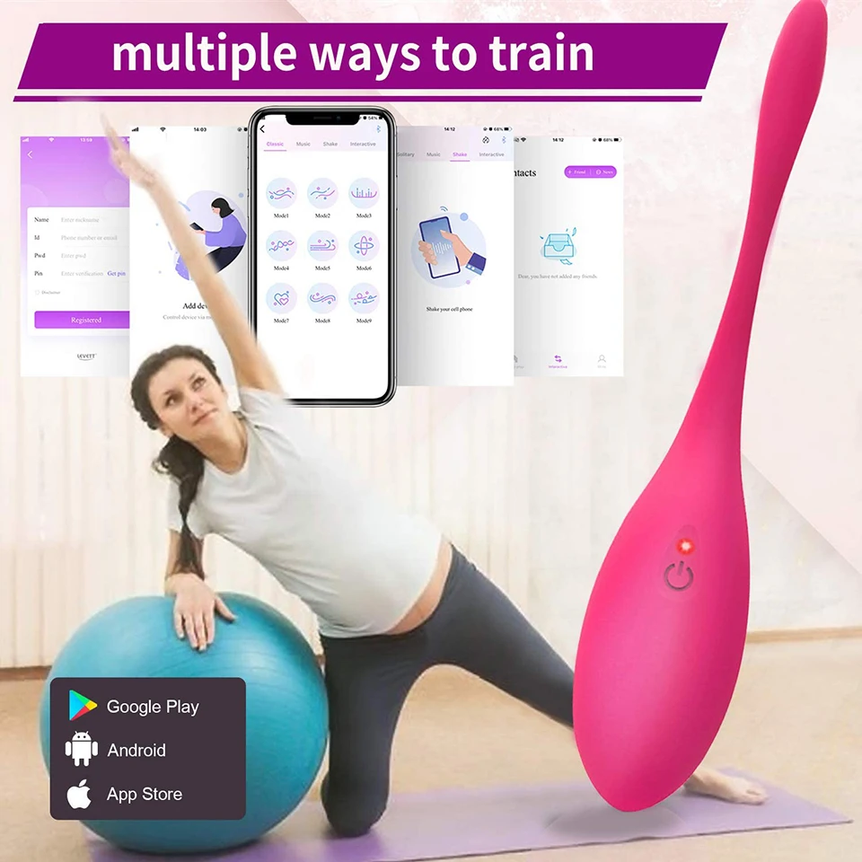 9 частота силиконовый вибратор приложение Беспроводной дистанционного