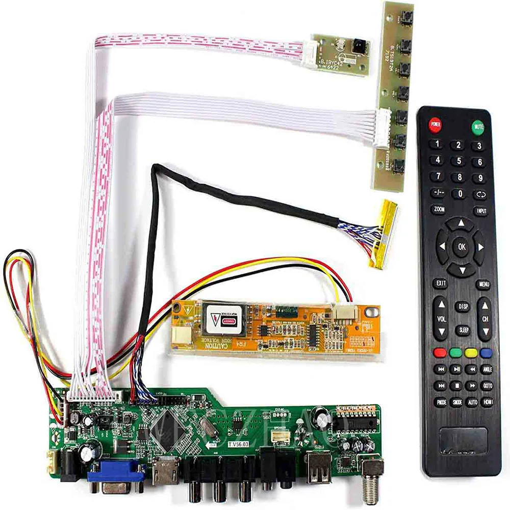 Комплект контроллера для телевизора CLAA154WA01, CLAA154WA01AQ, CLAA154WA01A, HDMI, VGA, AV, USB