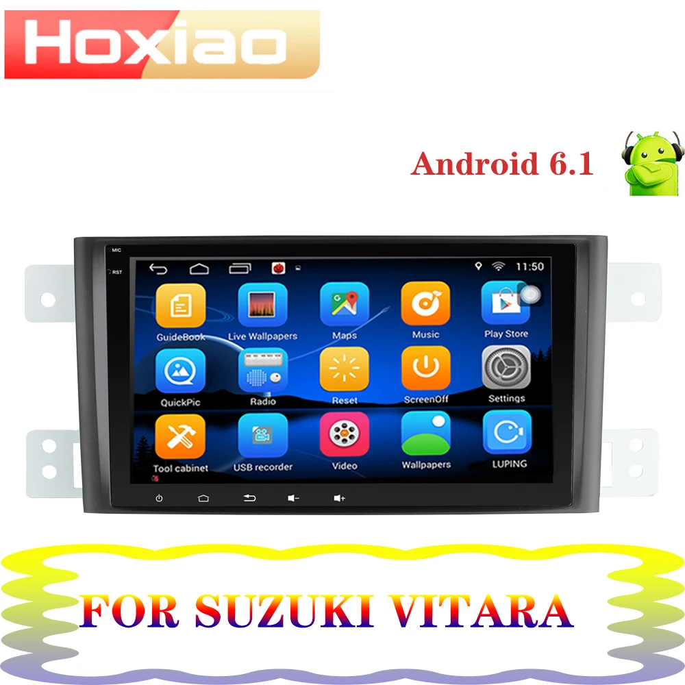 Автомагнитола для Suzuki Grand Vitara Escudo JT 2007 2013 8 дюймов 1024*600 Android gps стерео 2 din dvd плеер