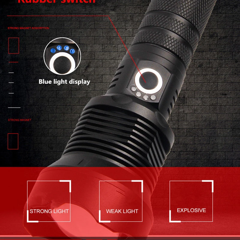 XHP50 P70 USB зарядка zoom P50 фонарик с usb кабелем Спорт на открытом воздухе Аксессуары