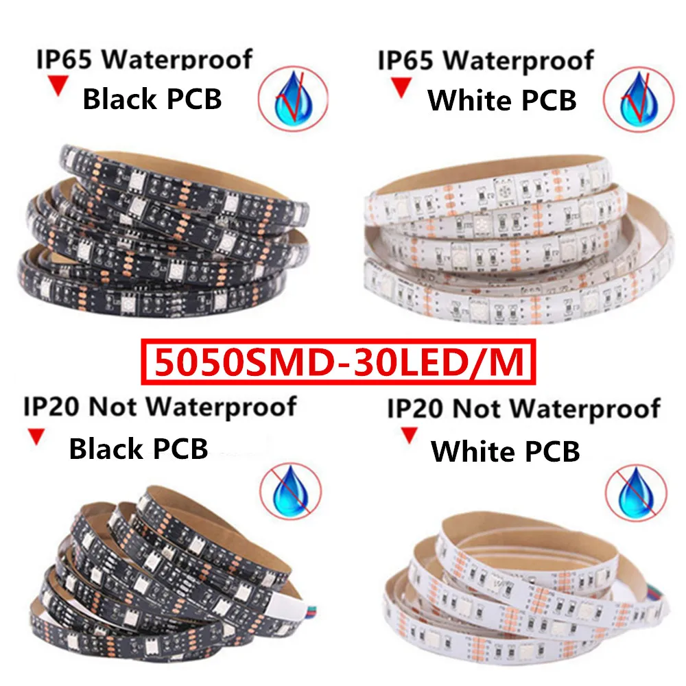 Рождественская водонепроницаемая светодиодная лента с USB 5 В RGB 5050SMD|Светодиодные