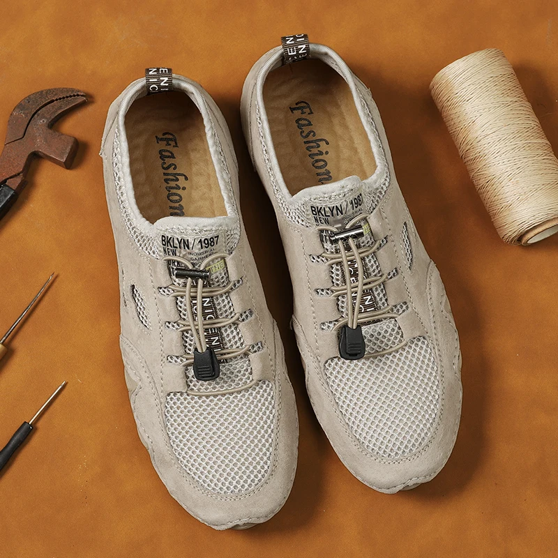 Basket Homme 2021 Summer Mens Trekking Shoes Hiking Shoes Mountain Walking Sneakers Man Auqa Sports Shoes Breathable Climbing