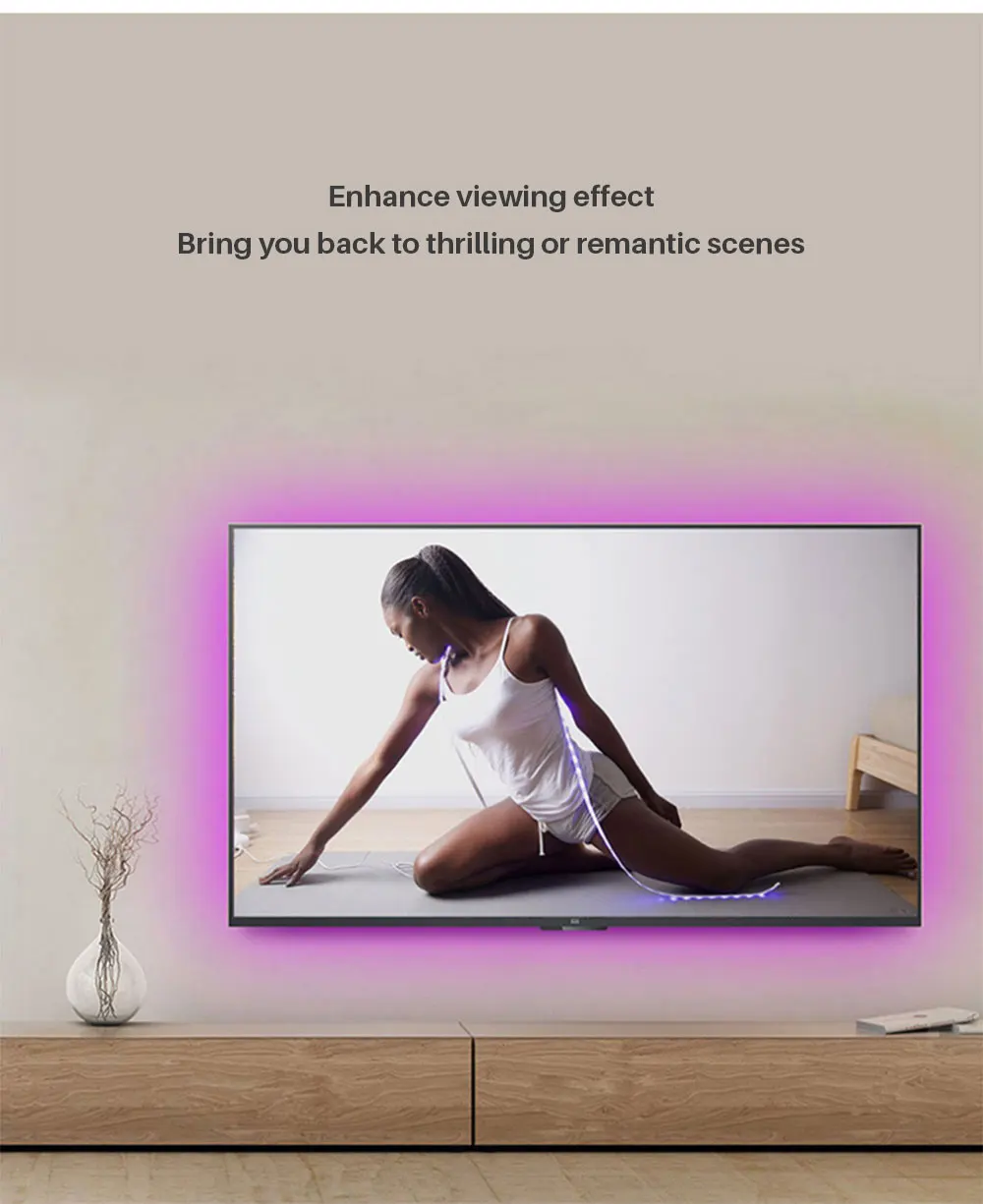 Xiaomi Yee светильник, умный светильник, Светодиодная лента, RGB, wifi, внутренние сцены, 16 миллионов цветов, гибкий, сделай сам, окружающий светильник, Контроль приложения