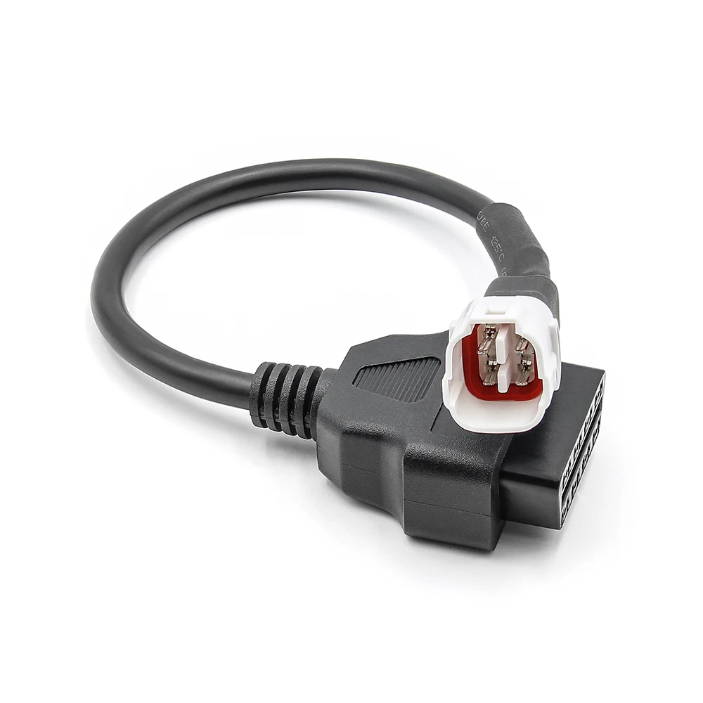

OBD Motorcycle Cable for Yamaha 4 Pin female Plug Car Diagnostic Scanner Cable 4Pin To OBD2 16 Pin Adapter for Yamaha Motor ATV