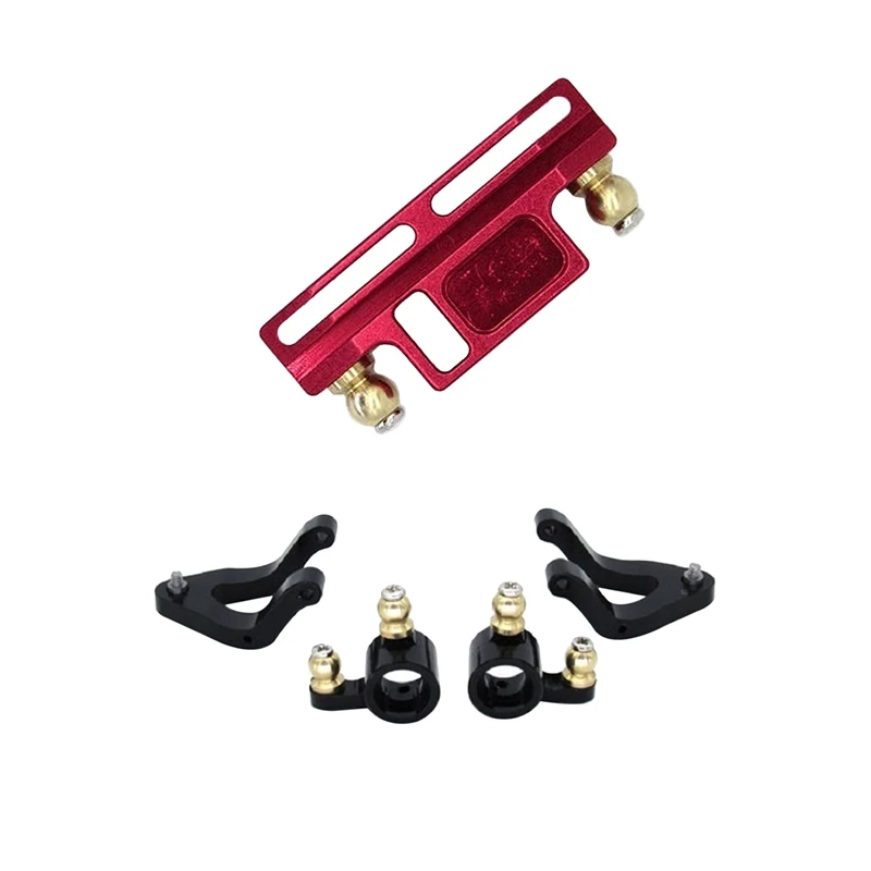 

2 Set Car Upgrade Parts: 1 Set Lower Swing Arm Steering Cup Knuckle Set & 1 Pcs Steering Group Assembly Steering Block