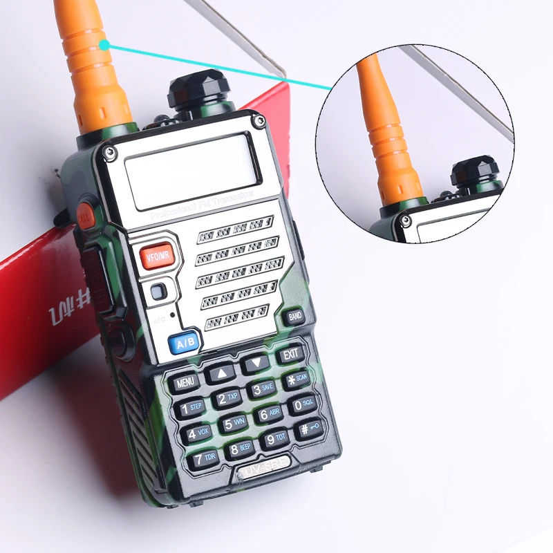 

Orange pull rod Antenna OPX-778 SMA-F High Gain Dual Antenna For Two Way Radio BaoFeng UV-5R UV-B5 UV-B6 888s 5RE