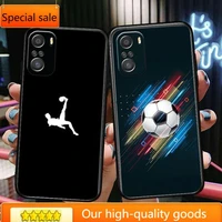 football football lovers phone case for xiaomi redmi 11 lite pro ultra 10 9 8 mix 4 fold 10t black cover silicone back prett