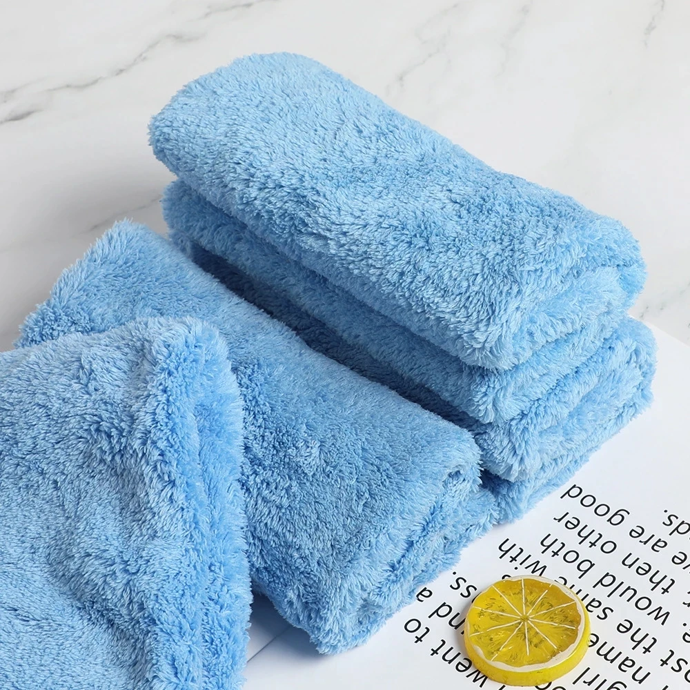 

Microfiber Towel Car Cleaning Detailing Nettoyage Voiture Toalla Microfibra Wash Towel Thickened Absorbent Clean Washing