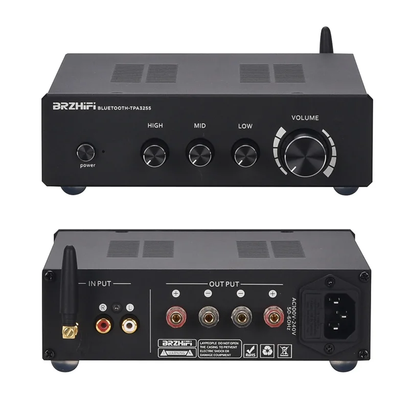Breeze BRZHIFI TPA3251-A with Bluetooth 5.0 high power fever digital amplifier 300WX2 | Home Theater Amplifiers