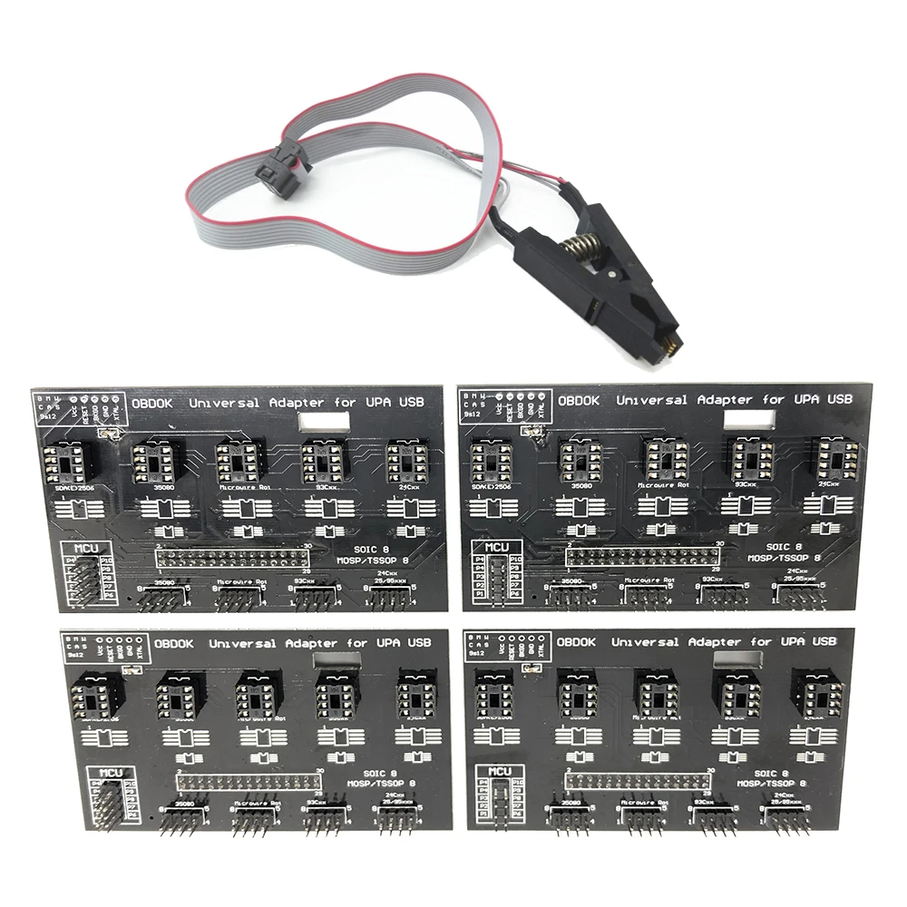 Универсальный адаптер USB V1.3 для Eeprom UPA-USB программатор ECU с зажимом 8 Soic