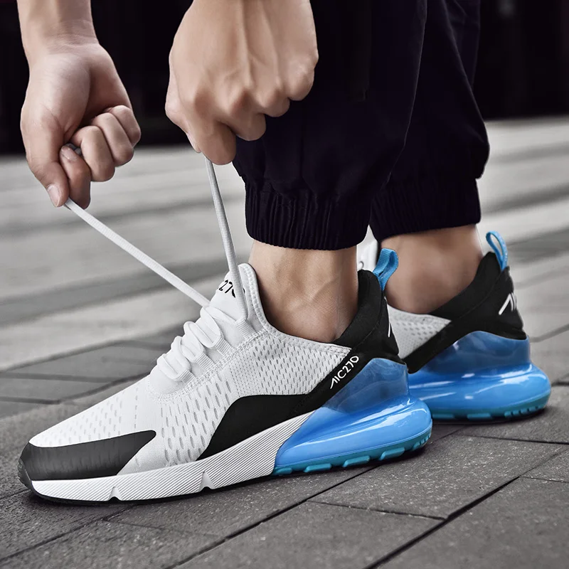 

Men Women Lightweight Fashion Cushion Sport Shoes Breathable Lace Up Running Shoes Casual Fitness Jogging Sneakers Shoes