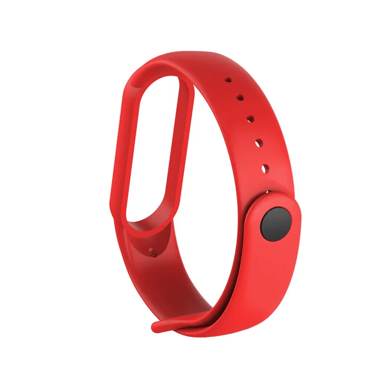 Ремешок силиконовый для Xiaomi Mi Band 5 сменный Браслет из мягкого ТПУ цвета запястья |