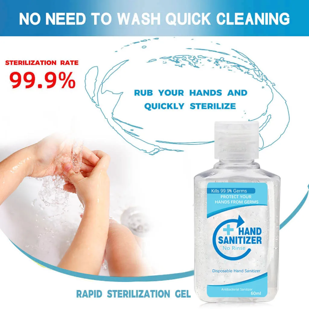 60ML Disposable Hand Sanitizer Fast Speed Dry Lotion Home Cleaner Long Lasting|Универсальные чистящие средства| |