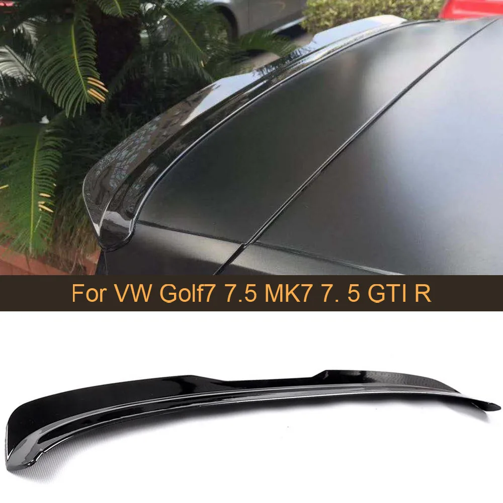 Задний спойлер из углеродного волокна для Volkswagen VW Golf 7 MK7 5 2014 2018 GTI R бампер