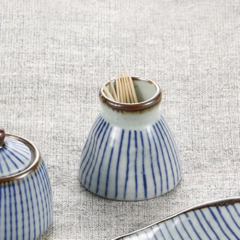 

Restaurant, hotel, restaurant, toothpick container, toothpick jar, Japanese and Korean creative ceramic tableware