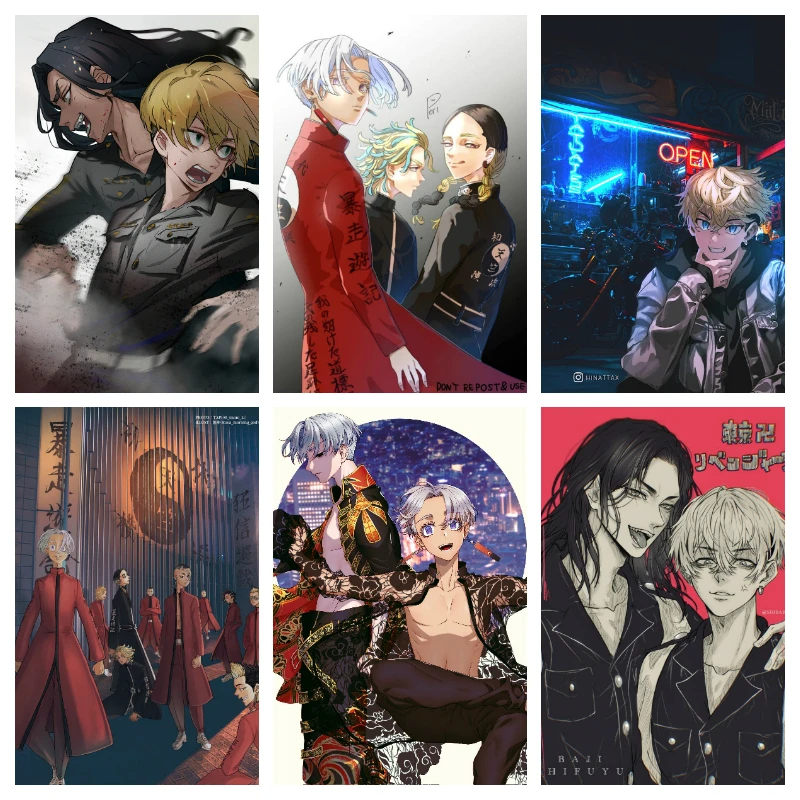 

Аниме-фигурка Токийский призрак, плакаты, иллюстратор Mitsuya, холст, живопись, украшение для дома, настенное искусство, декор для гостиной, холст, печать