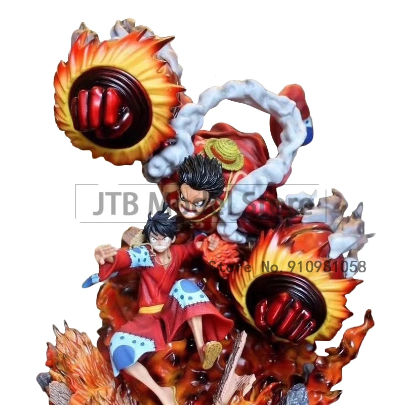 

One Piece Figure Anime GK Monkey D Luffy Figma Model 20 Inch ABS Oversized Statue Desktop Collection Decoration Toys