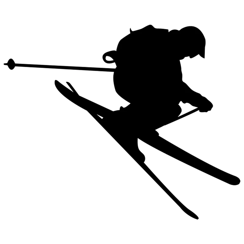 

Car Sticker Personality Ski Extreme Sports Car Vinyl Decal Car Motorcycle Bumper Body Rear Window Decorative Decal,18CM*15CM