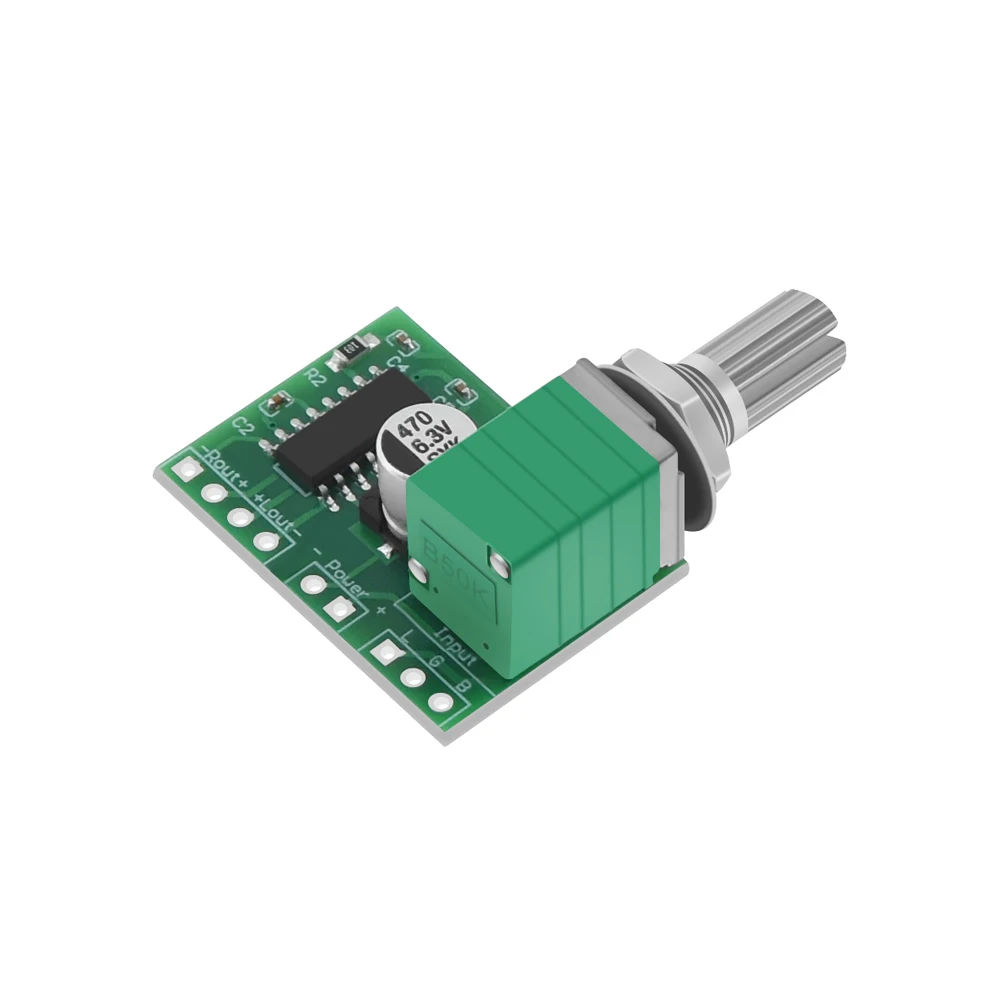 Mini PAM8403 DC 5 В 2 канальный USB цифровой аудио усилитель плата модуля 2*3 Вт регулятор