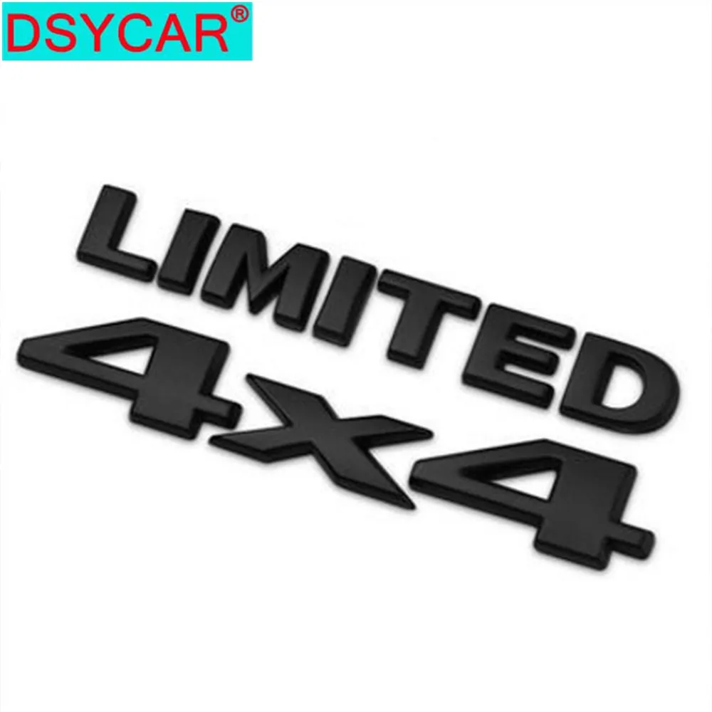 DSYCAR 1 компл. 3D хромированная Автомобильная наклейка s 4x4 ограниченная эмблема на хвост, значок, наклейки на кузов автомобиля для Jeep Grand Cherokee Wrangler Ford