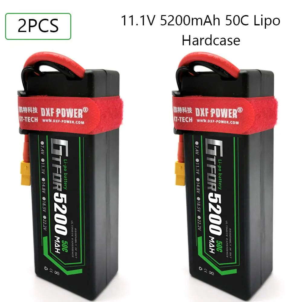 Жесткий чехол Deans/T XT60 XT90 EC5 5200 мАч 3S GTFDR 11 1 В 50C Разъем для RC автомобиля грузовика