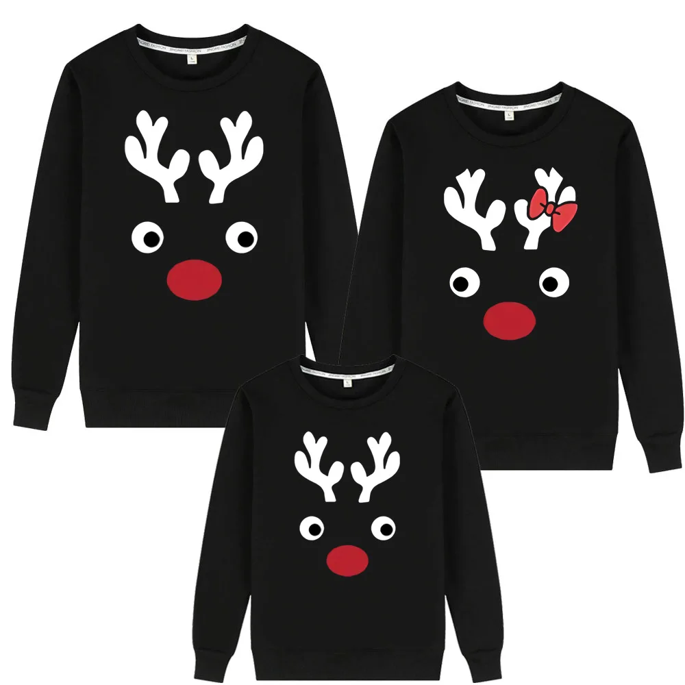 

Christmas Sweaters Family Matching Outfits Xmas Father Mother & Kids Cotton Pullover Autumn Mom Mum Baby Mommy and Me Clothes