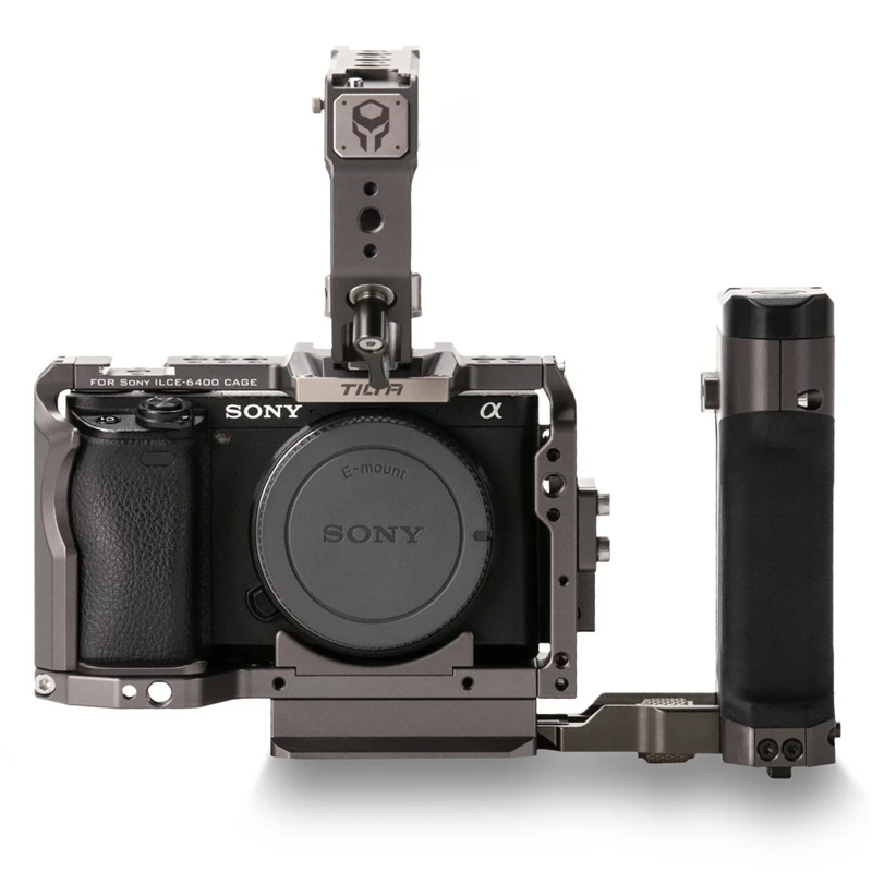 Клетка Tilta для камеры SONY A6 A6300 A6400 A6500 Полная DSLR Риг боковая фокусировка ручка