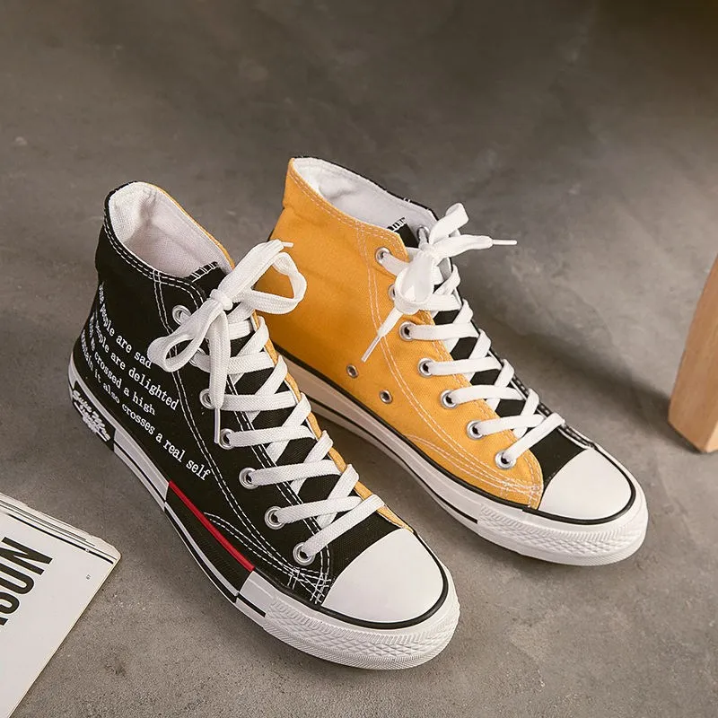 Кеды женские высокие холщовые Кроссовки 270 мм Модель осень 2020 | Обувь