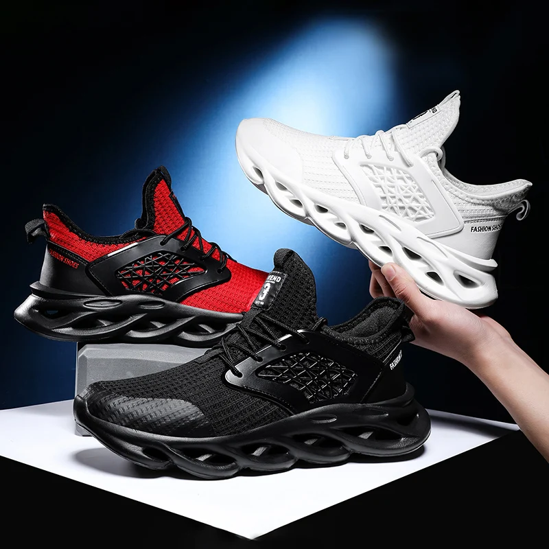 

White Men Casual Shoes Tenis Masculino Shoes Men Lightweight Krasovki Schoenen Male Sneakers Breathable Dropshiping Plus Size 12