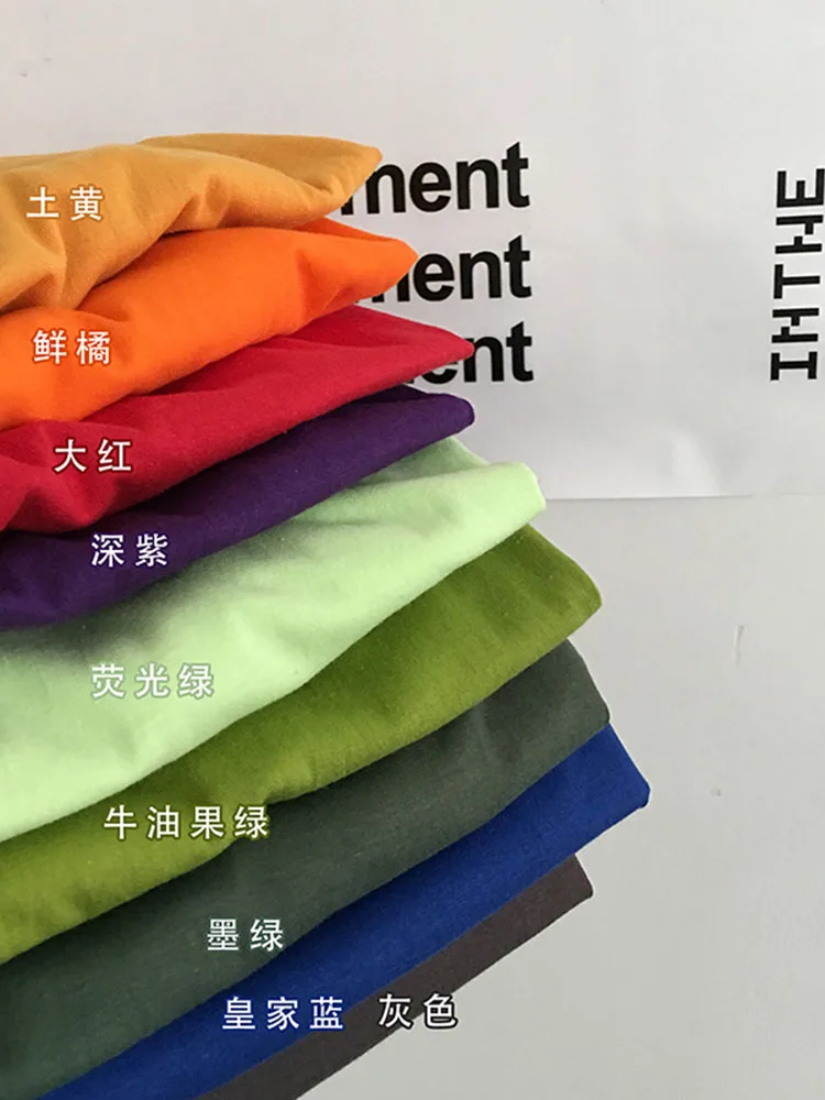 Футболка женская с круглым вырезом однотонная Повседневная Свободная рубашка