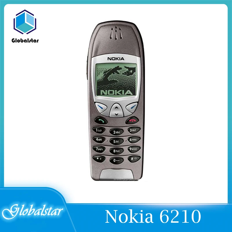Nokia 6210 Восстановленный Оригинальный разблокированный мобильный телефон 2G GSM 900/1800