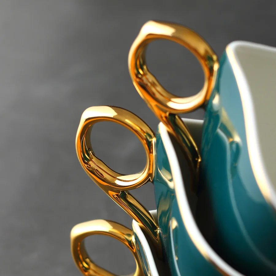 Керамическое блюдцо для кофейной чашки оригинальные фарфоровые чайные ложки Kahve