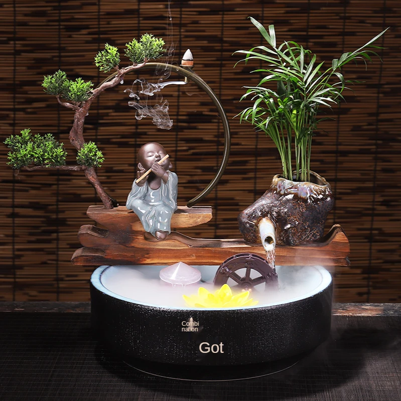 

Fish tank Lucky Feng Shui Wheel home desk decoration housewarming gift