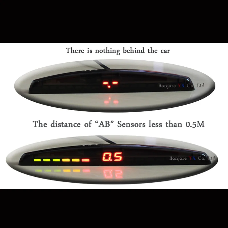 Koorinwoo электромагнитный светодиодный датчик парковки для автомобиля 4/6/8 радары