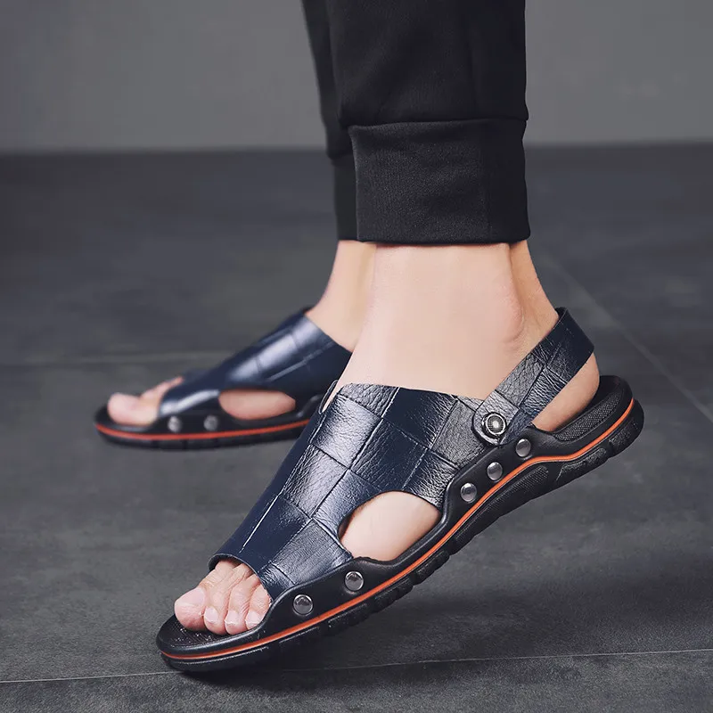 

Slippers Shoes For Men Men's Shoe Soft Slippers Bathroom Sandals High Quality Light Brand Wear-resistant Home Summer Non-slip