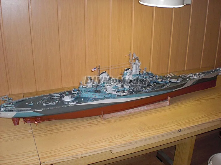 DIYMyModeI-rompecabezas de Battleship missui, 1:200, bricolaje, artesanal, modelo de papel, juguete hecho a mano, regalo, utillaje de pel&iacute;cula-1