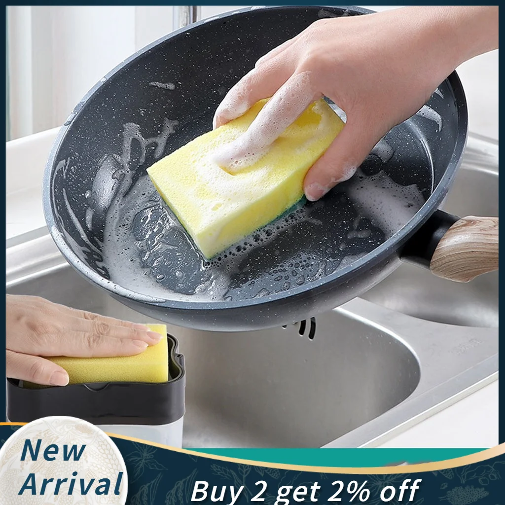 Дозатор для мыла и губки 2 в 1 13 унций|Дозаторы кухонного мыла| |