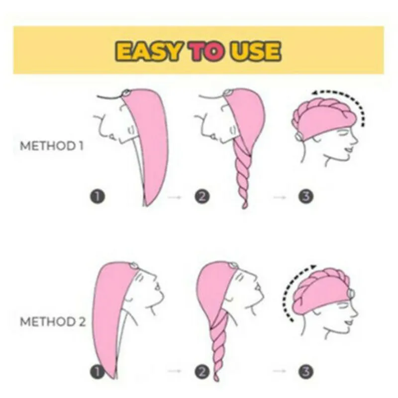 Microfibre Women Quick-drying Bath Towel Hair Wrap Caps Turban Head Hat Shower Drying Bathing Tools Salon | Дом и сад