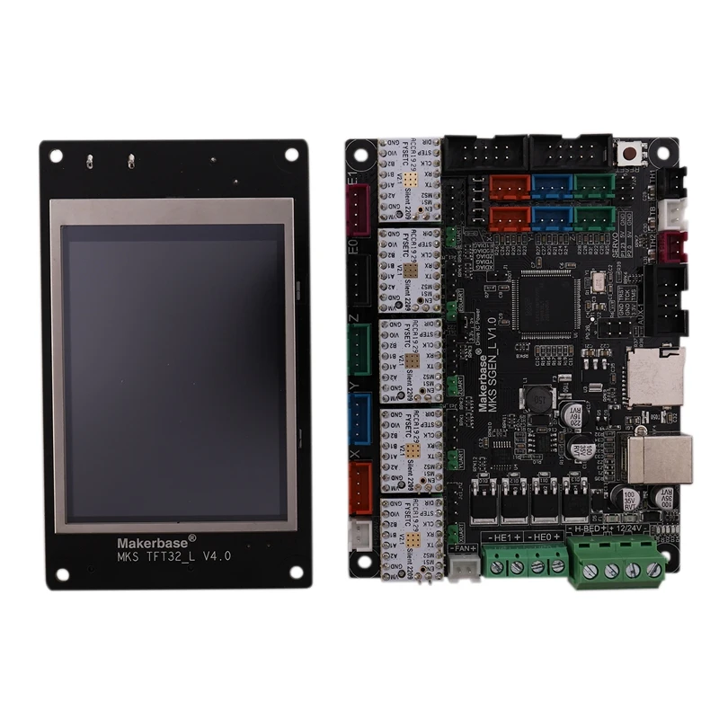 3D принтер MKS SGEN L 32 бит материнская плата + TMC2209 V1.2x5 Драйвер TFT дисплей|Кабели VGA| |