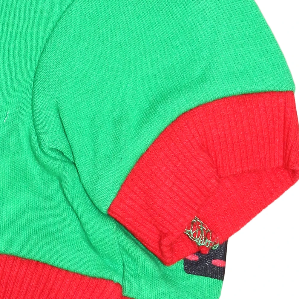 Новинка Рождественская Мягкая прочная футболка для питомцев щенков собак кошек