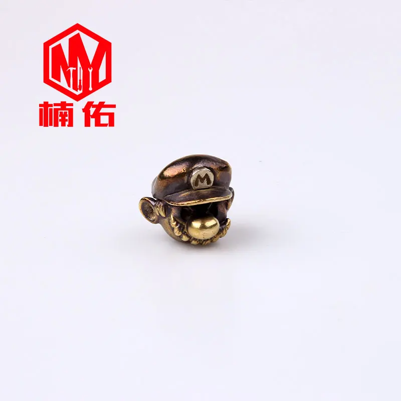 1 шт. бусы EDC на ремешке в стиле ретро Марио зонт из латуни и оксида меди веревка