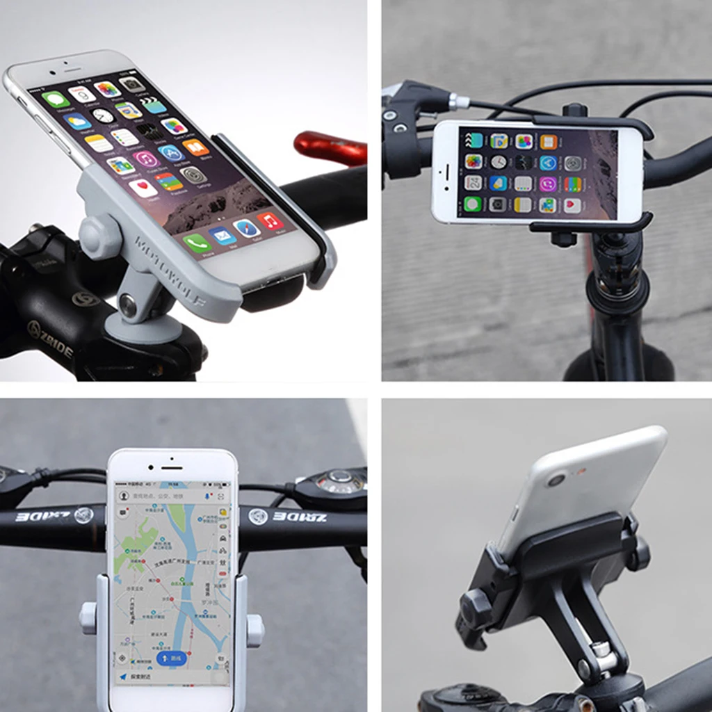 

Brand New Aluminum Motorcycle Bike Phone Holder Motorbike Handlebar Mount