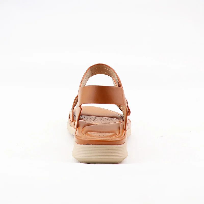 

Summer Sandals Women Design Non Slip Comfortable Beach Shoes Plat Fashion Breathable Brown Color Ladies Sandals