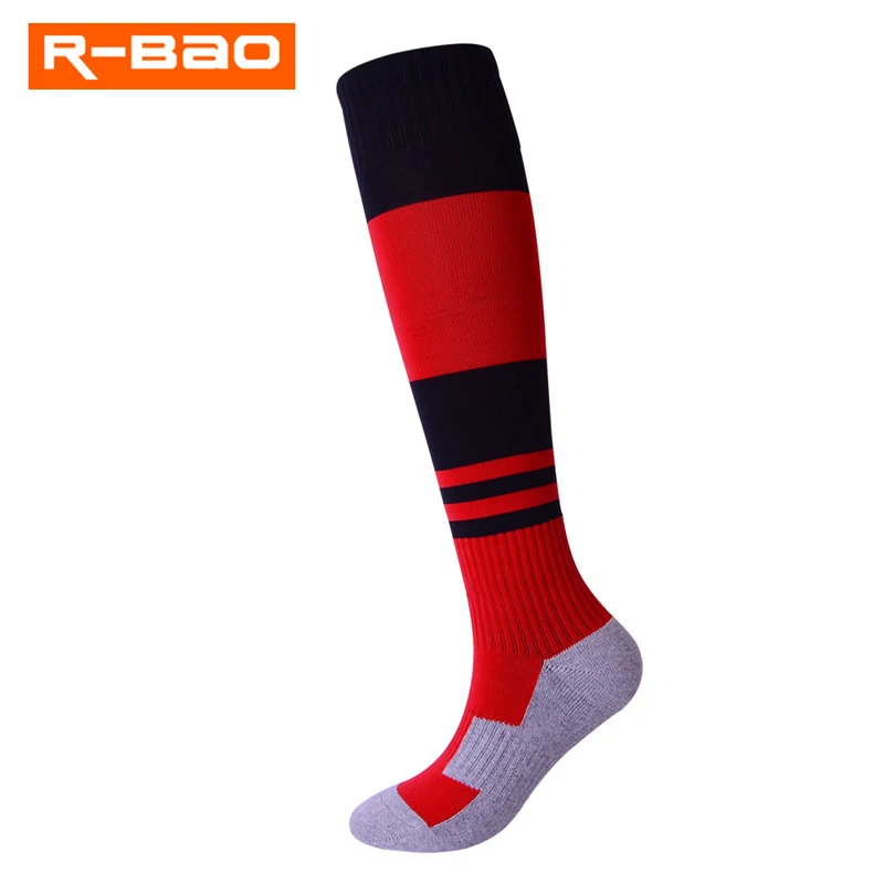 Детские спортивные длинные носки для футбола дышащие износостойкие гольфы и