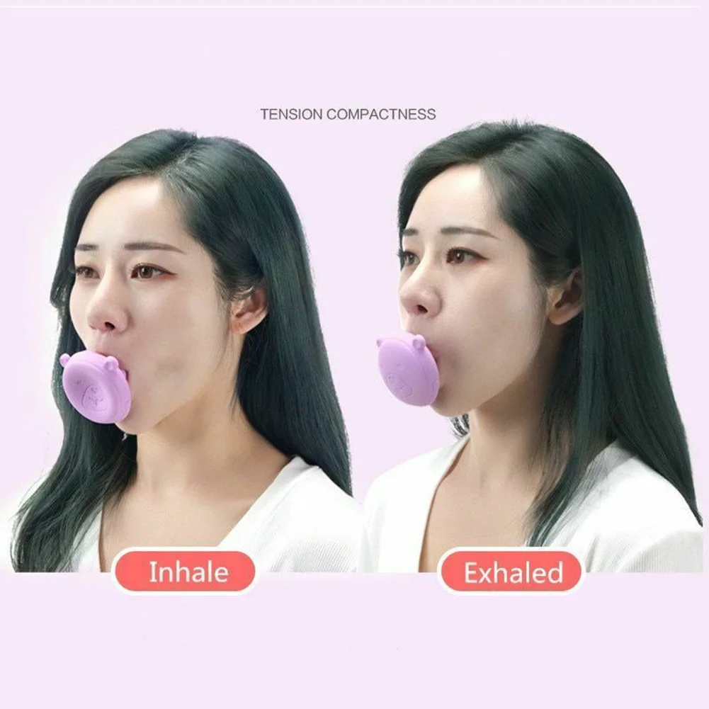 

Silica Gel Mouth Jaw Exerciser Slimming Face Tool Double Chin V Face Lifting Double Chin Wrinkle Removal Blow Breath Exerciser