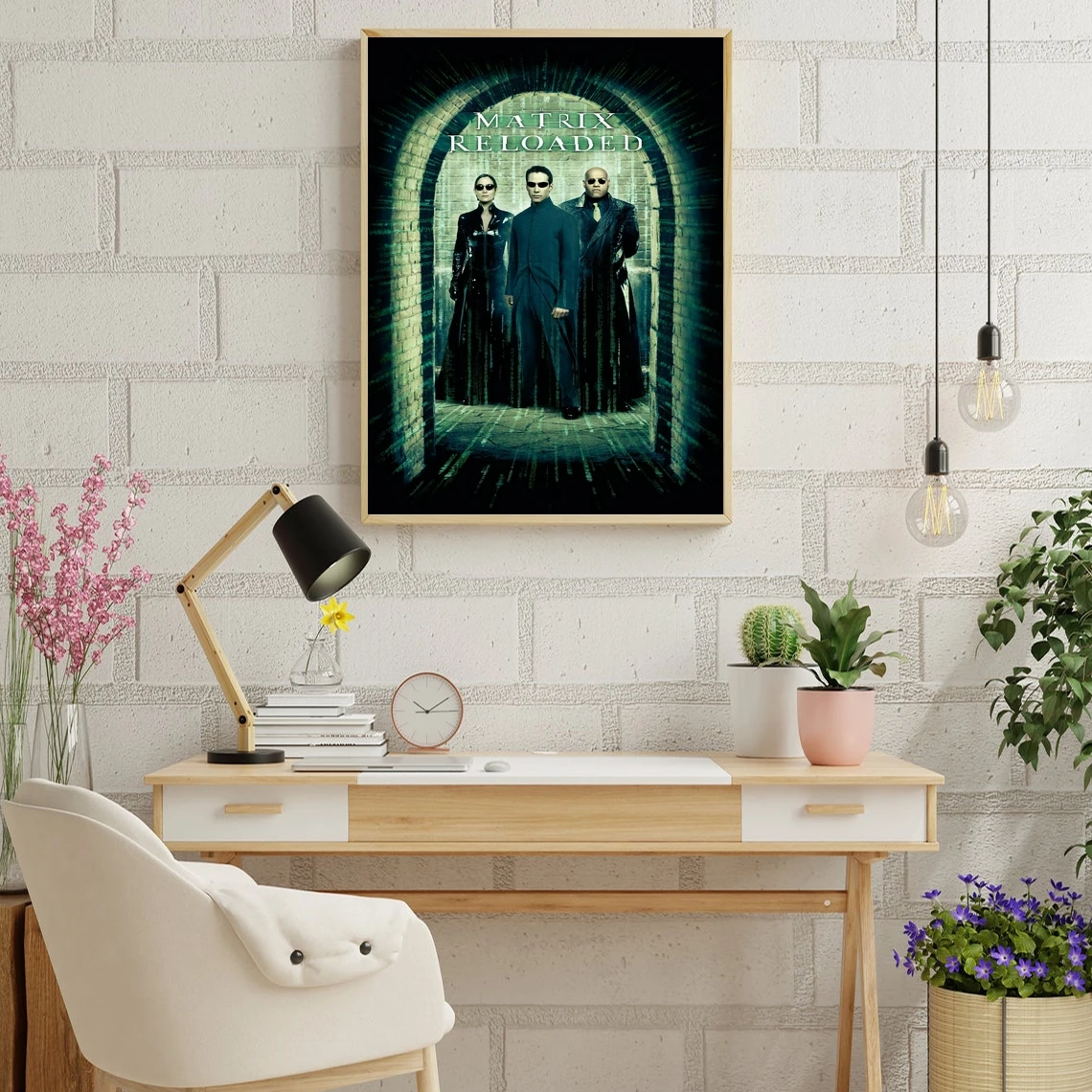 The Matrix перезагруженный классический кинопостер холст печать домашний декор