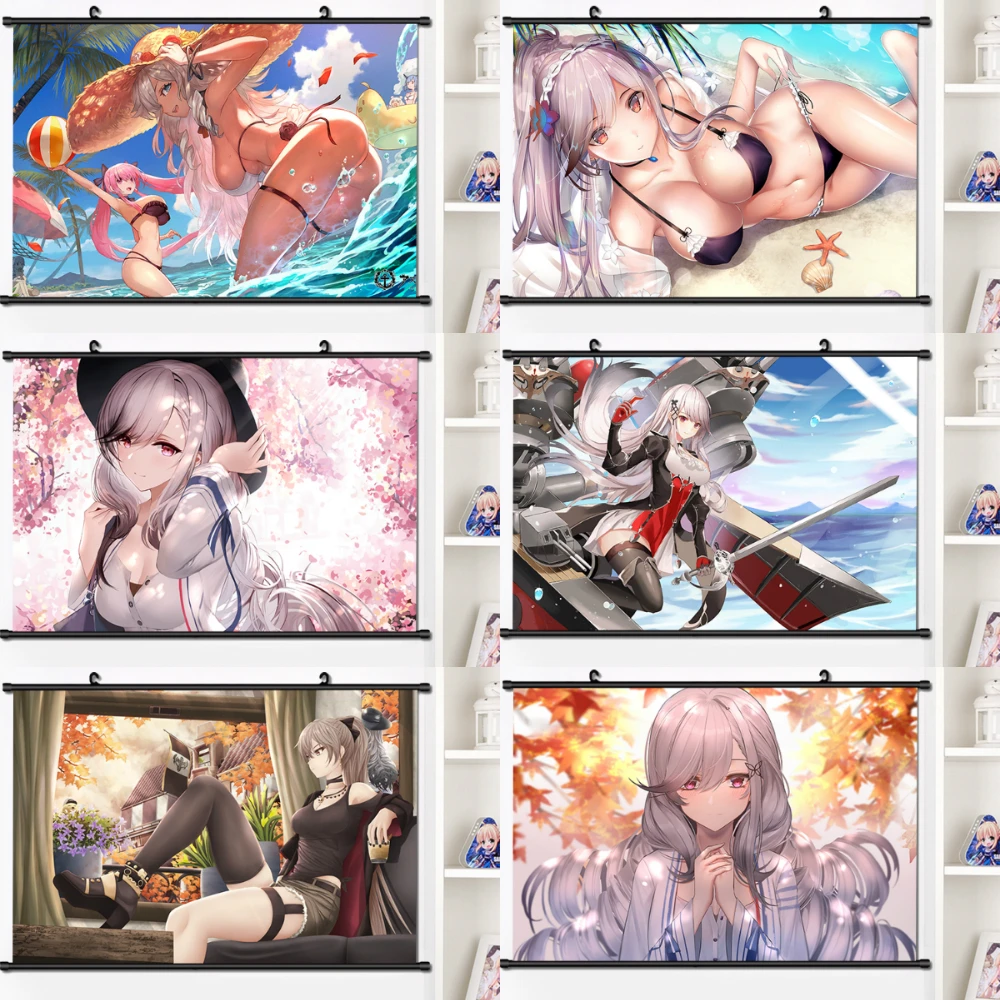 

Anime Diamond Painting Game Azur Lane Dunkerqued Full Square Round Diamond Embroidery Mosaic Cross Stitch Kits Home Decoration
