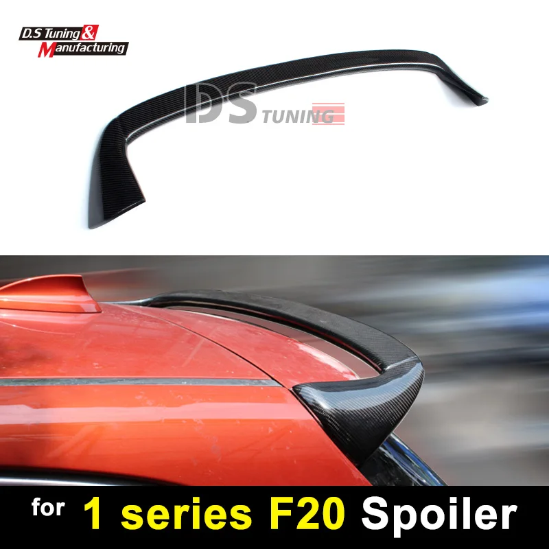 F20 спойлер на крыше из углеродного волокна GlossBlack багажник крылья для BMW 1 серии F21
