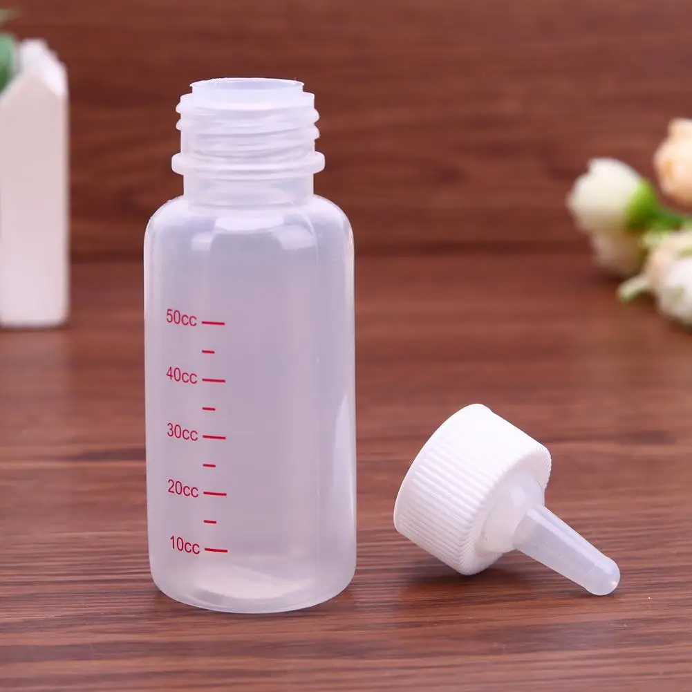 50ml Puppy Kitten Feeding Bottle Silicone Pet Nursing for Dogs Cats Portable Outdoor Travel Water Drinking | Дом и сад