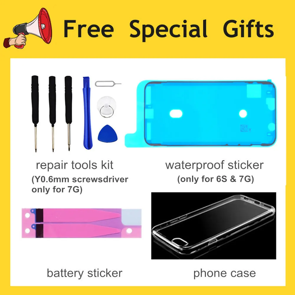 new ayj aaa quality phone battery for iphone x xr xs 11 pro max 5 5s se 2020 6 6s 7 8 plus high capacity zero cycel repair tools free global shipping